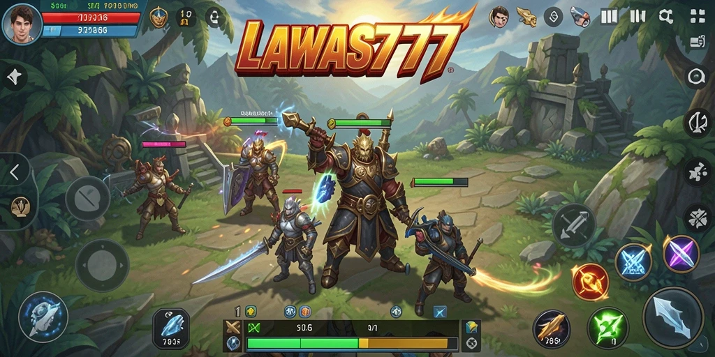 Tampilan gameplay LAWAS777 yang menampilkan aksi SLG yang mendebarkan.