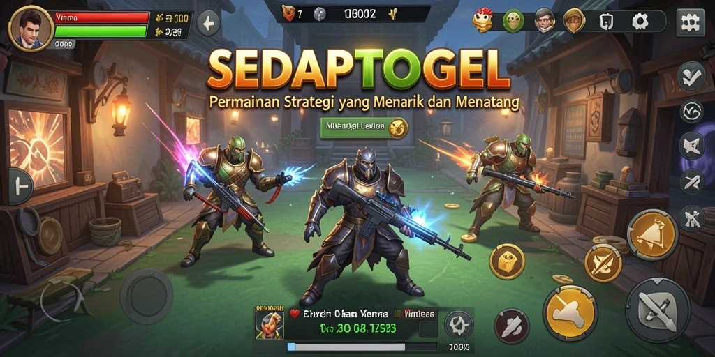 Gameplay menantang dan interaktif SEDAPTOGEL.