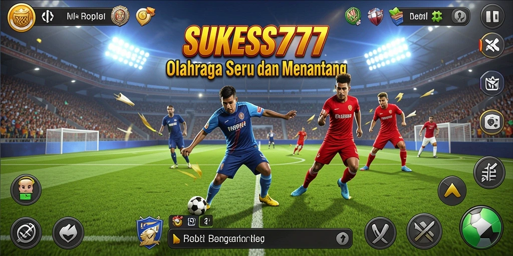 Screenshot utama dari gameplay <strong>SUKSES777</strong> yang mendebarkan dan penuh aksi.
