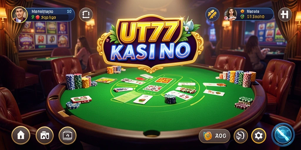 Screenshot UT77 menampilkan gameplay Kasino yang mendebarkan dan menarik.